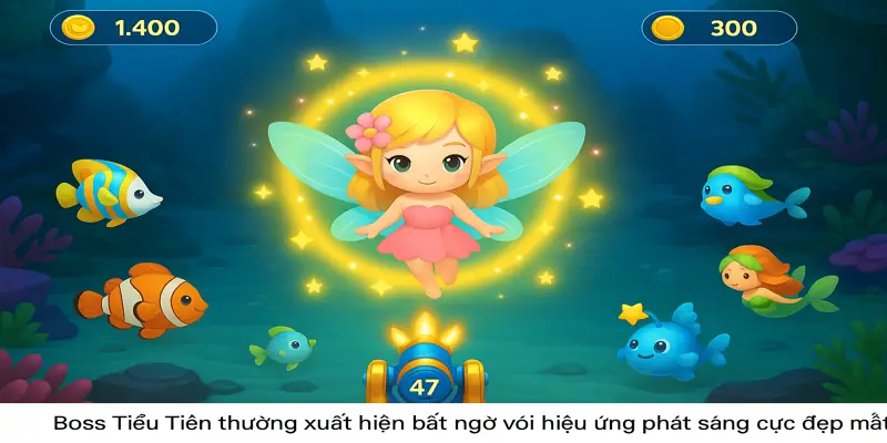 Boss Tiểu Tiên thường xuất hiện bất ngờ với hiệu ứng phát sáng cực đẹp mắt