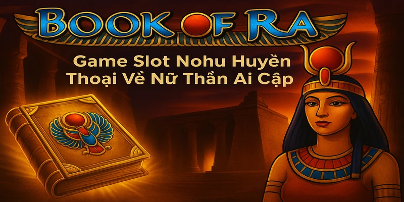 Book of Ra: Game Slot Nohu Huyền Thoại Về Nữ Thần Ai Cập