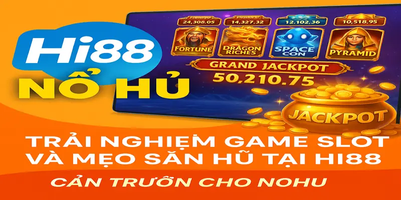 Hi88 Nổ Hũ Là Gì? Trải Nghiệm Game Slot Và Mẹo Săn Hũ Tại Hi88