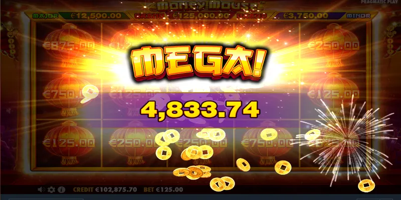 Những phần thưởng lớn trong game Money Mouse mang lại cảm giác cực kỳ phấn khích.
