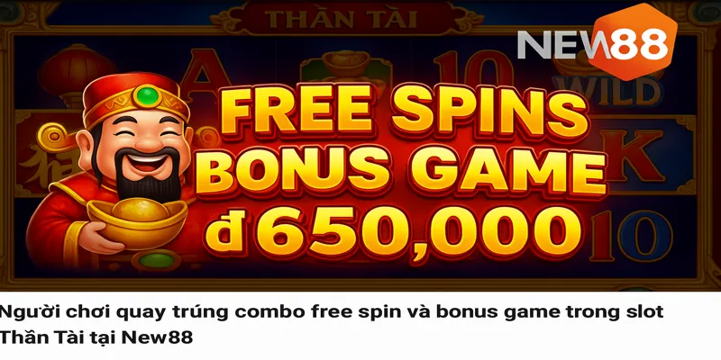 Chọn slot có bonus và free spin giúp tăng cơ hội nhận combo xu lớn và nổ hũ